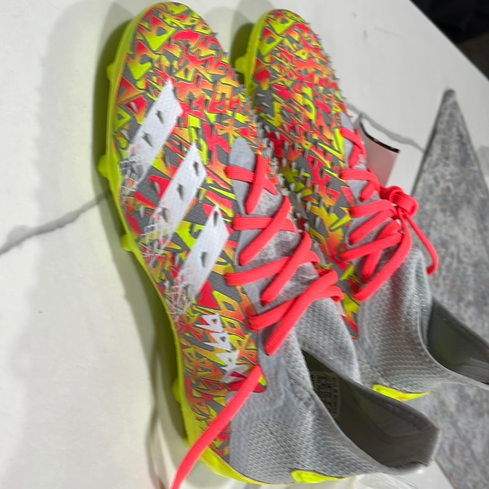 [US 5adidas PREDATOR FREAK.2 FG DEMONSKIN Soccer Futbol Cleats Shoes Green